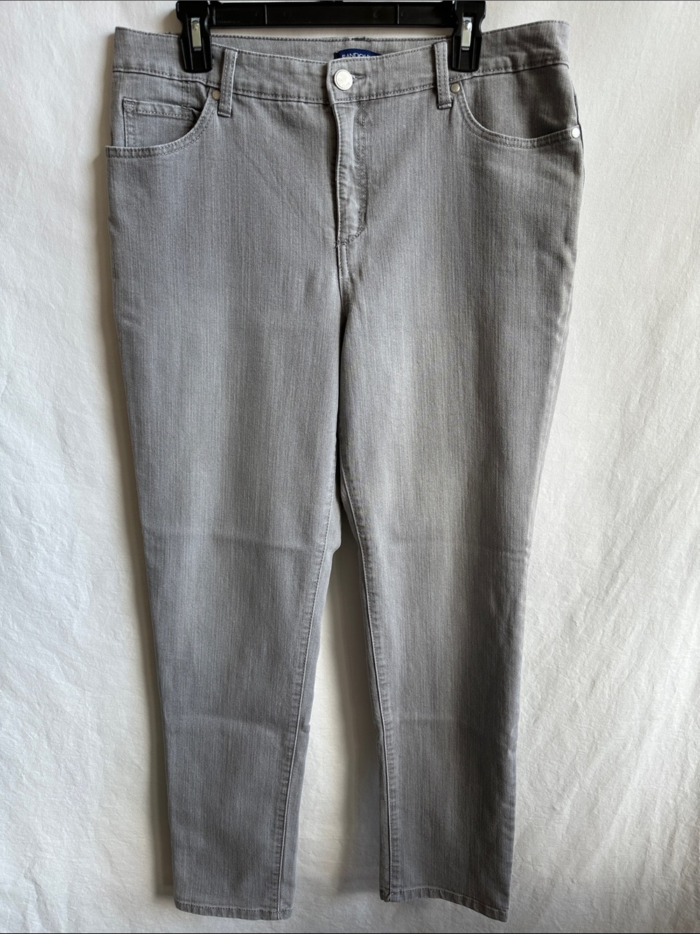 Bandolino gray Mandie Slim jeans, size 14